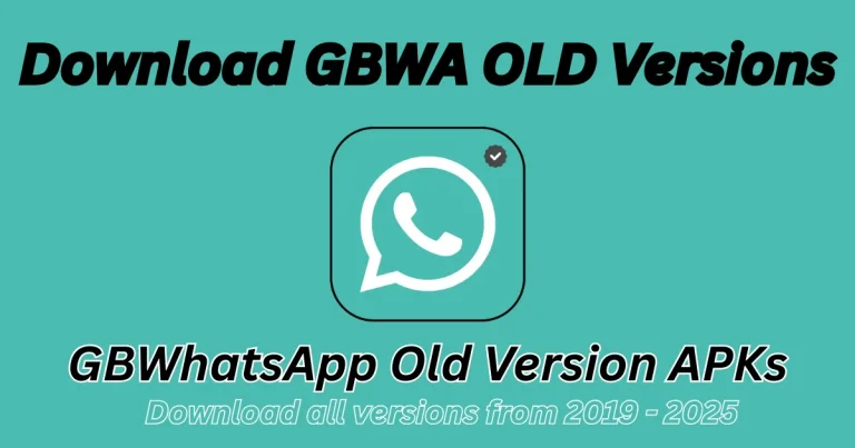 Download GBWA OLD Versions